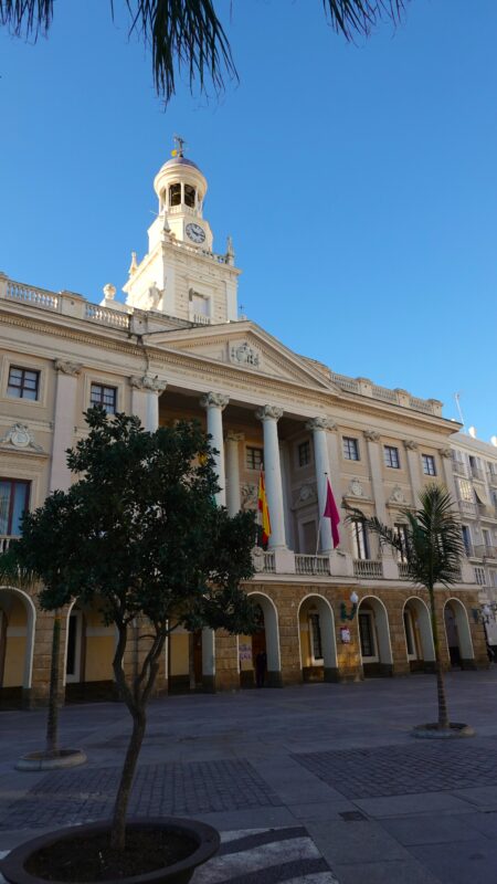 Townhall at Plaza de San Juan de Dios, Cádiz, Spain