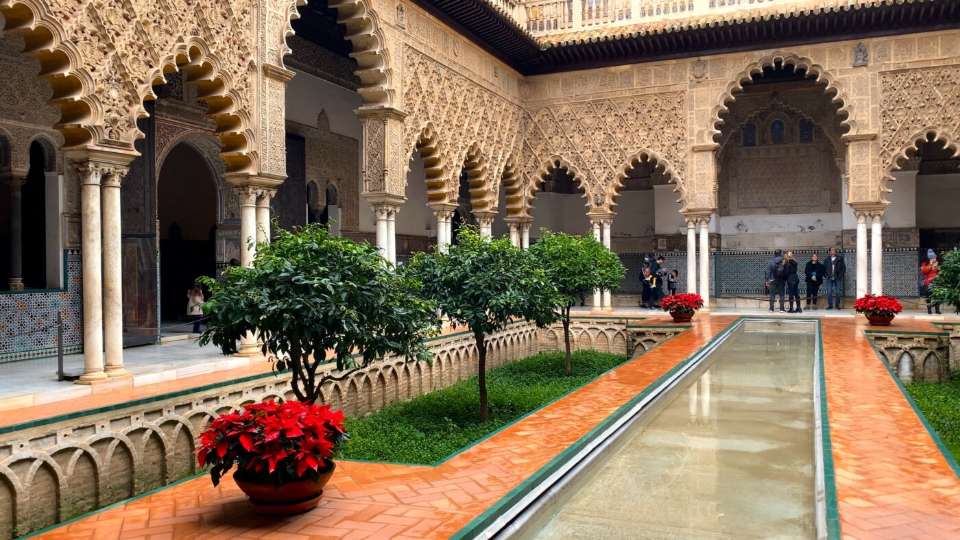Architecture at Real Alcázar, Seville, Spain