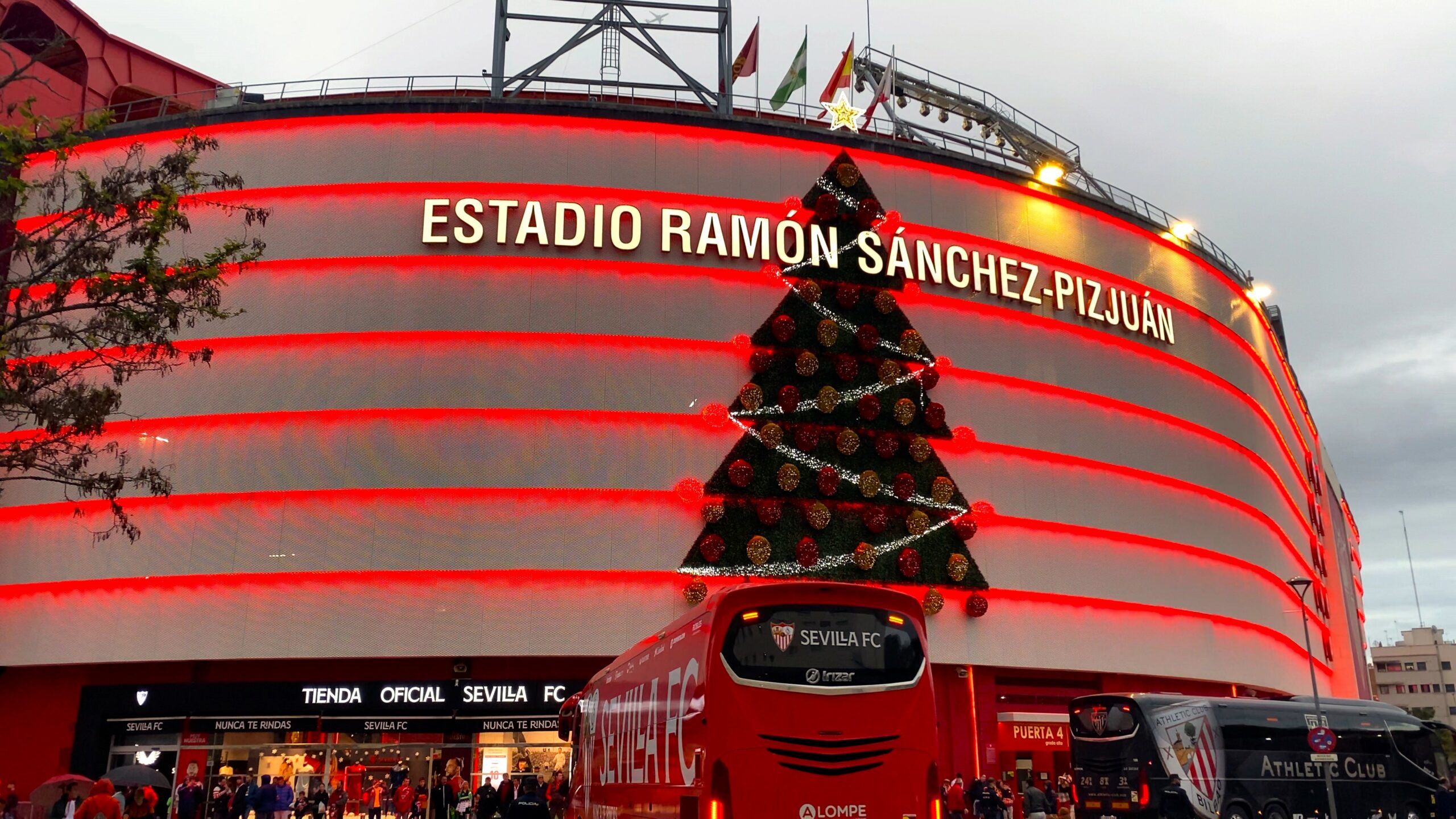 Estadio Ramón Sánchez Pizjuán, the home stadium of Sevilla FC